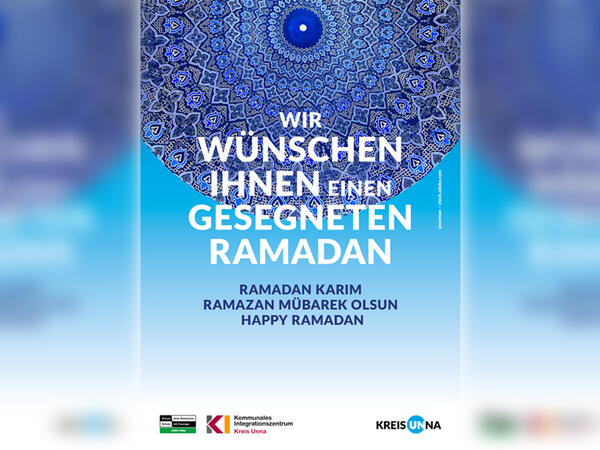 Wünsche zum Ramadan - Plakat
